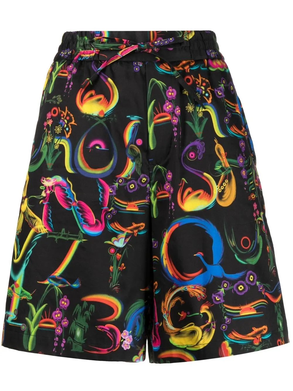 

Opening Ceremony graphic-print knee-length shorts - Black