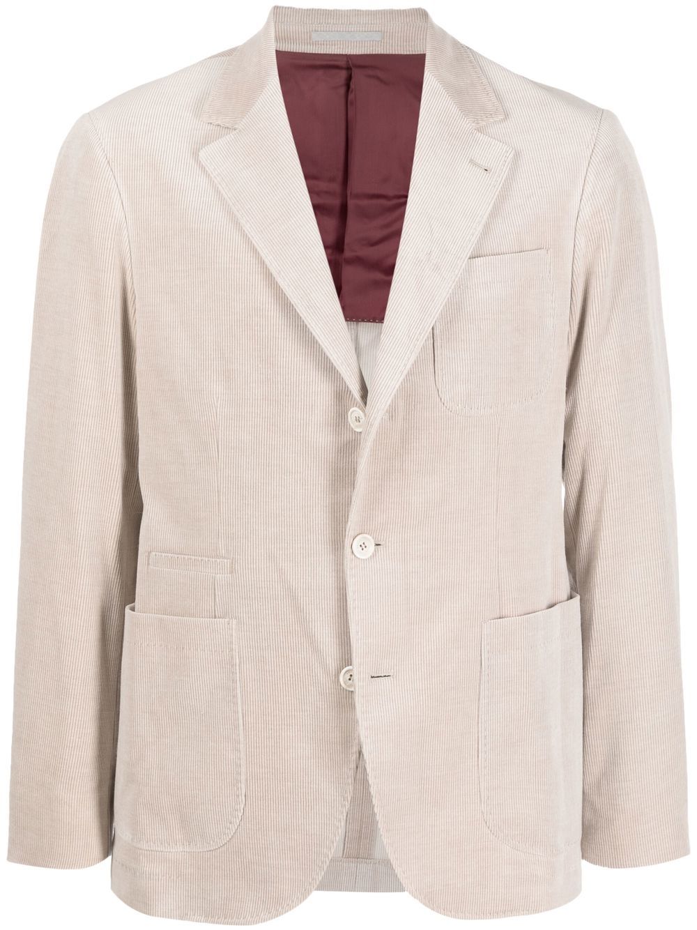 

Brunello Cucinelli blazer ajustado con botones - Neutro