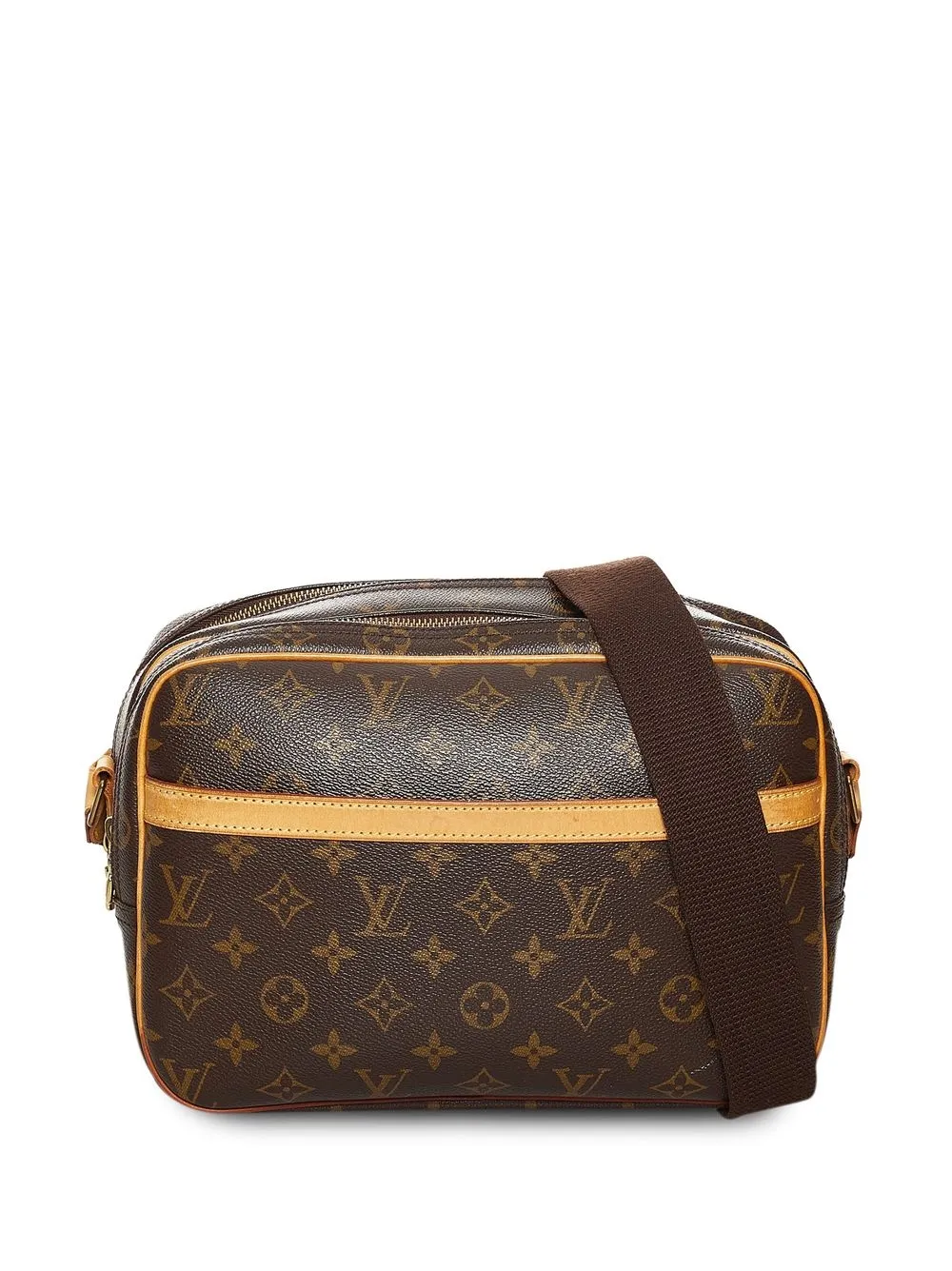 

Louis Vuitton 2004 pre-owned monogram Reporter PM shoulder bag - Brown
