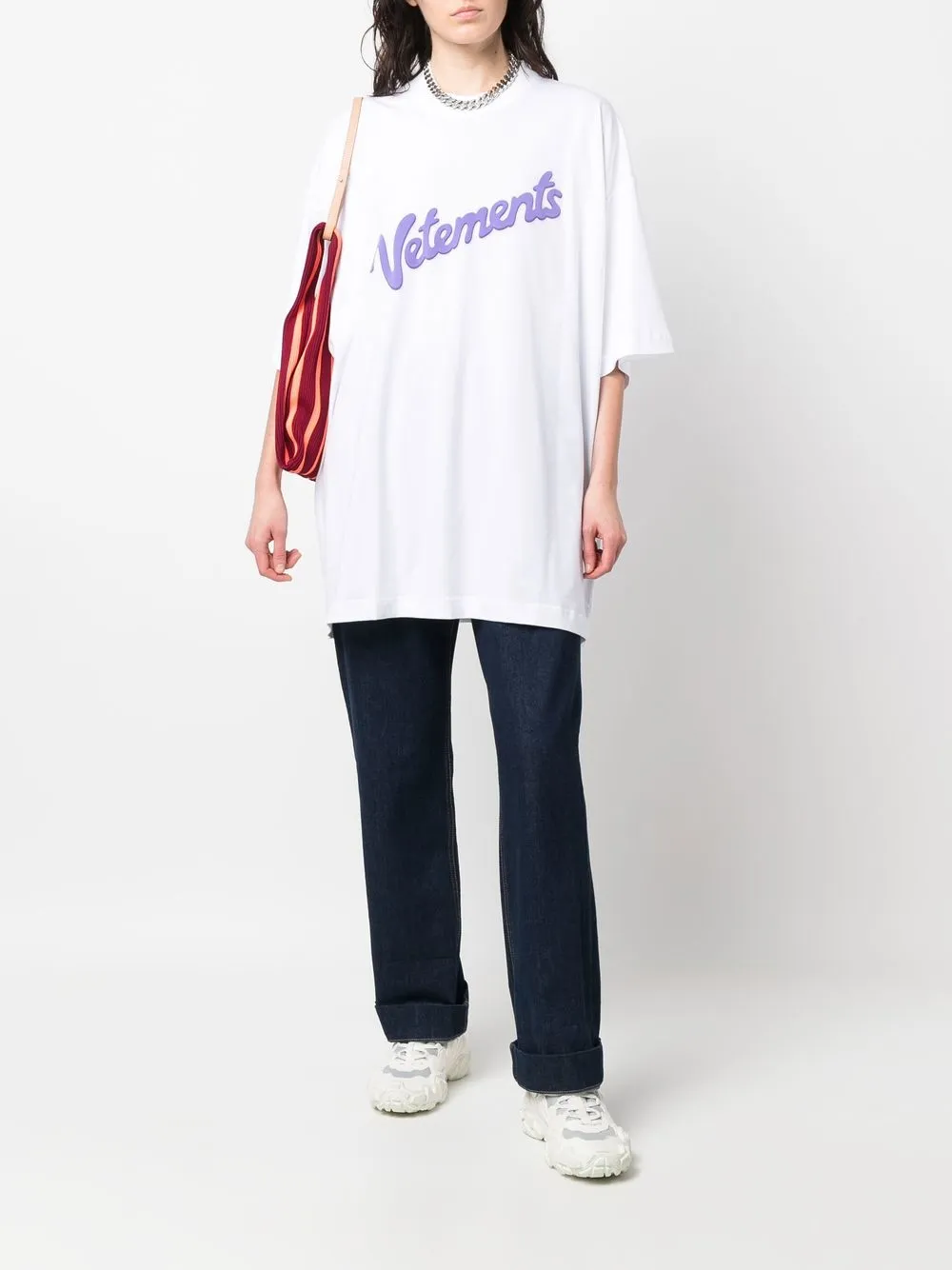 VETEMENTS logo-print short-sleeved T-shirt - Farfetch