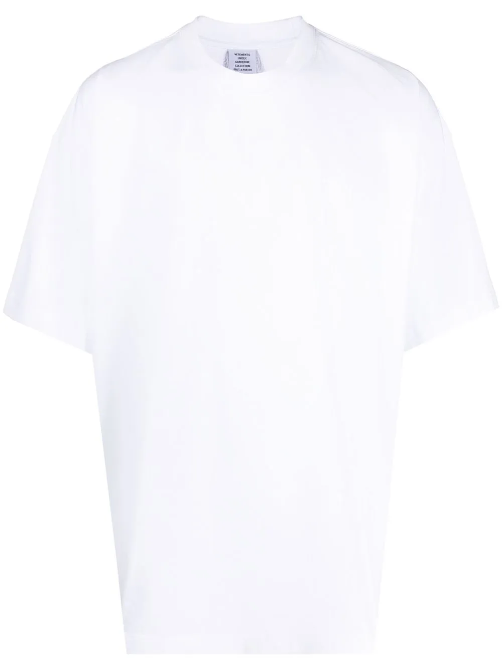 

VETEMENTS drop-shoulder short-sleeve T-shirt - White