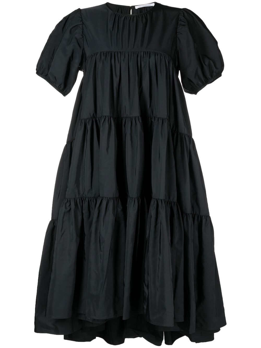 ＜Farfetch＞ Cecilie Bahnsen パネルデザイン ドレス - ブラック