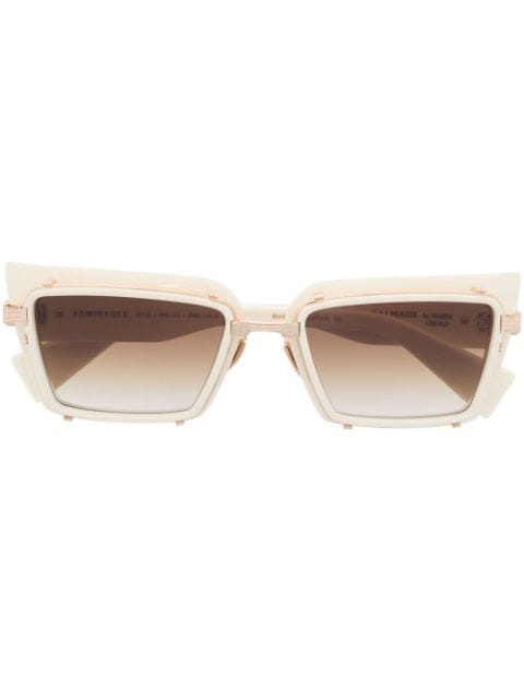 Balmain Eyewear Admirable rectangle-frame sunglasses