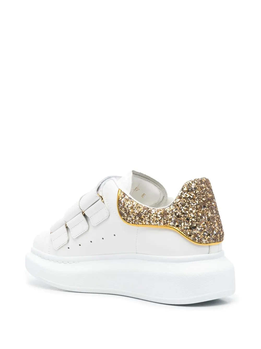 Alexander McQueen Sneakers met klittenband Wit