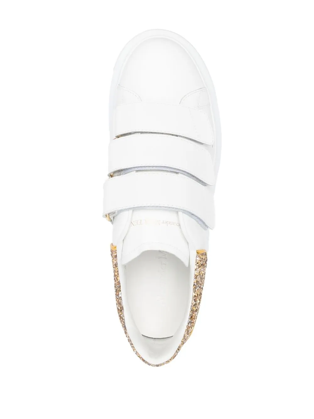 Alexander McQueen Sneakers met klittenband Wit