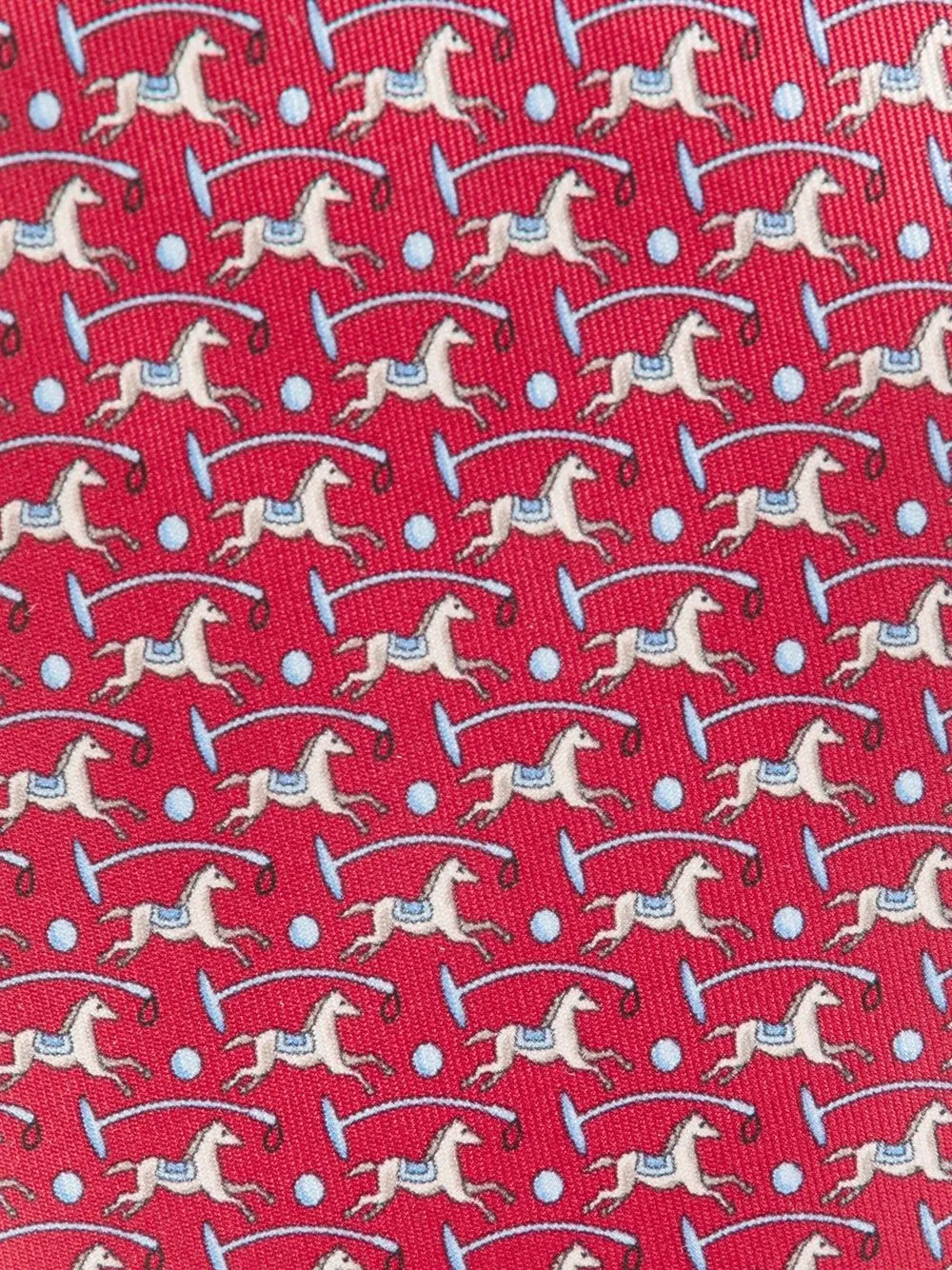 Ferragamo Zijden stropdas - Rood