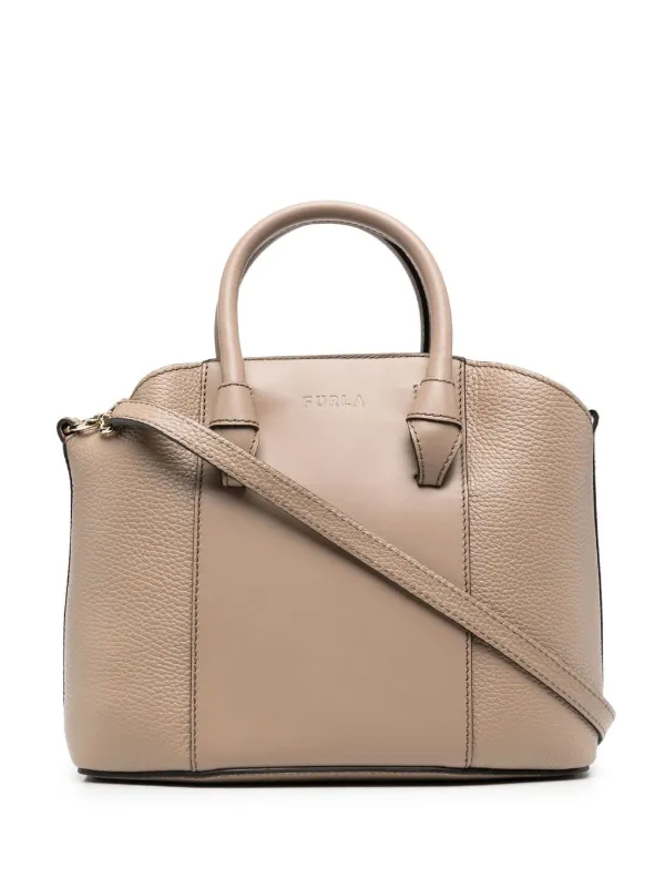 Furla logo embossed Classic Tote Farfetch