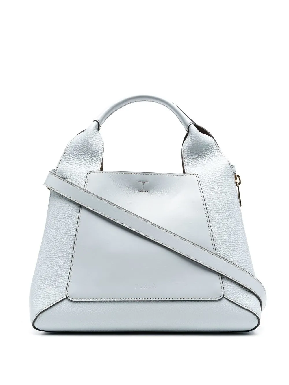 

Furla grained leather tote bag - Blue