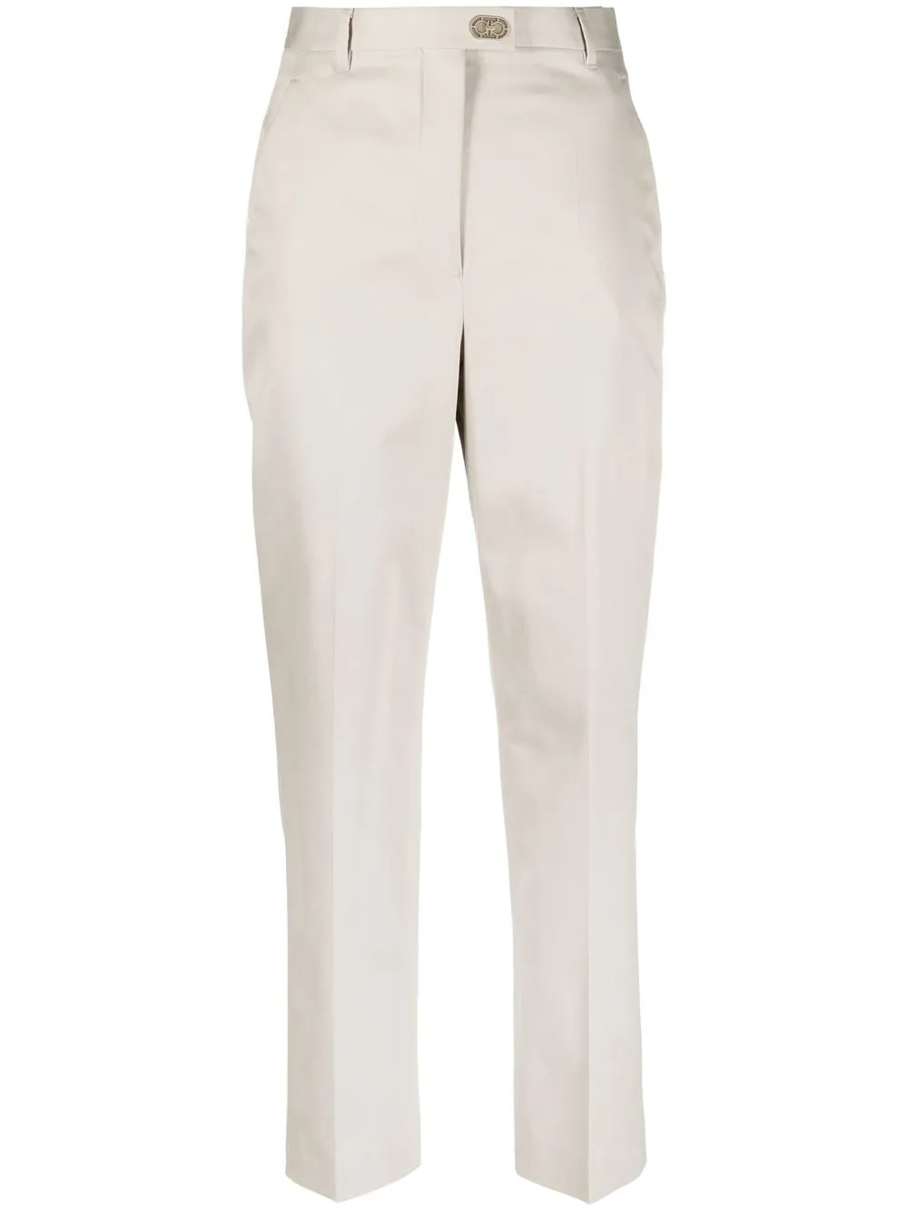 

Salvatore Ferragamo pantalones de vestir rectos - Neutro