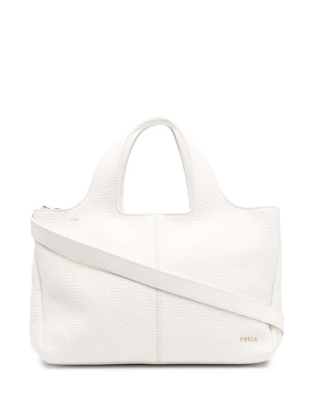 

Furla Elsa leather tote bag - White