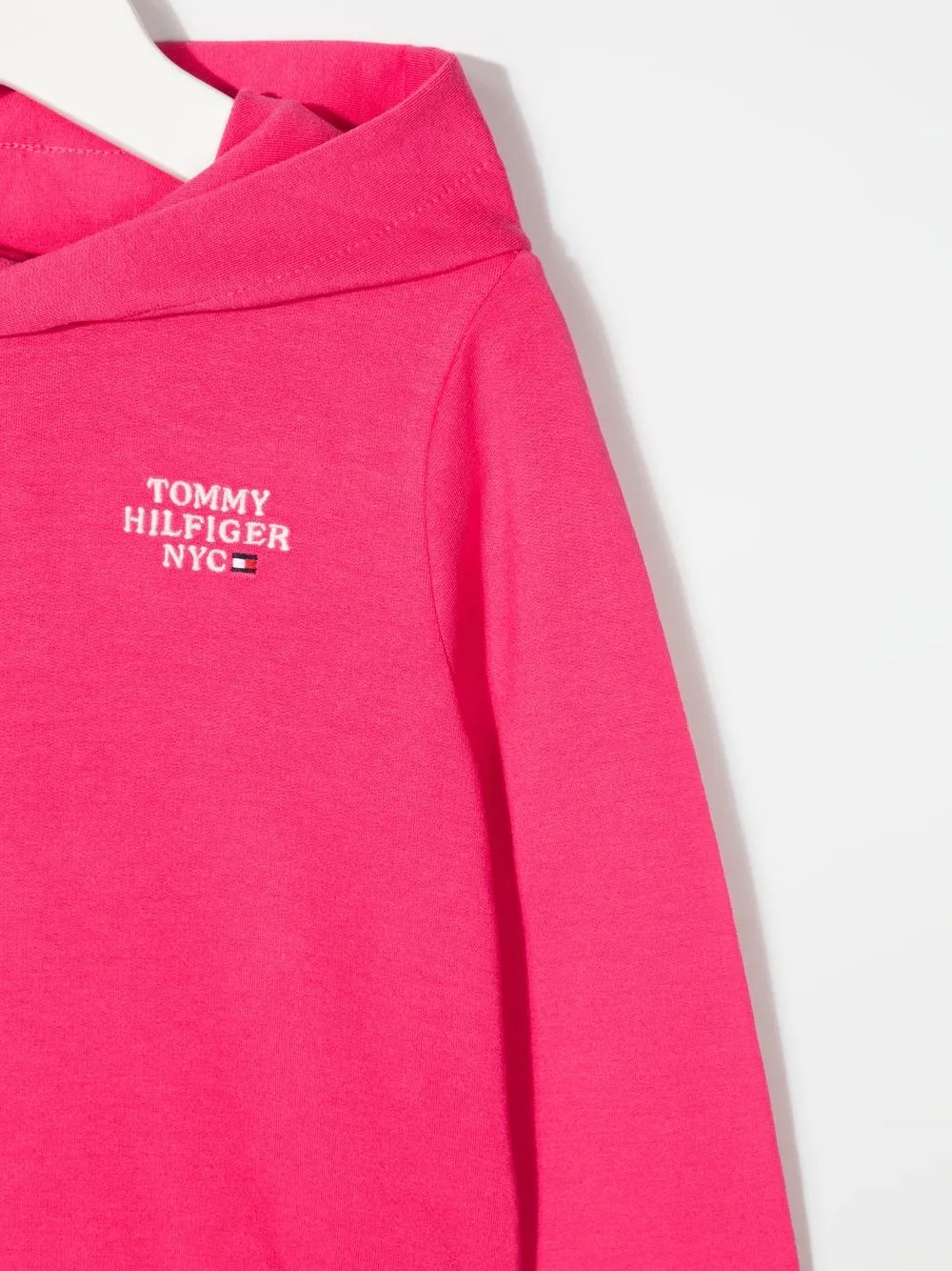 Embroidered Tommy Logo Terry Hoodie