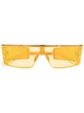 Balmain Eyewear Wonder Boy III rectangular-frame sunglasses - Yellow