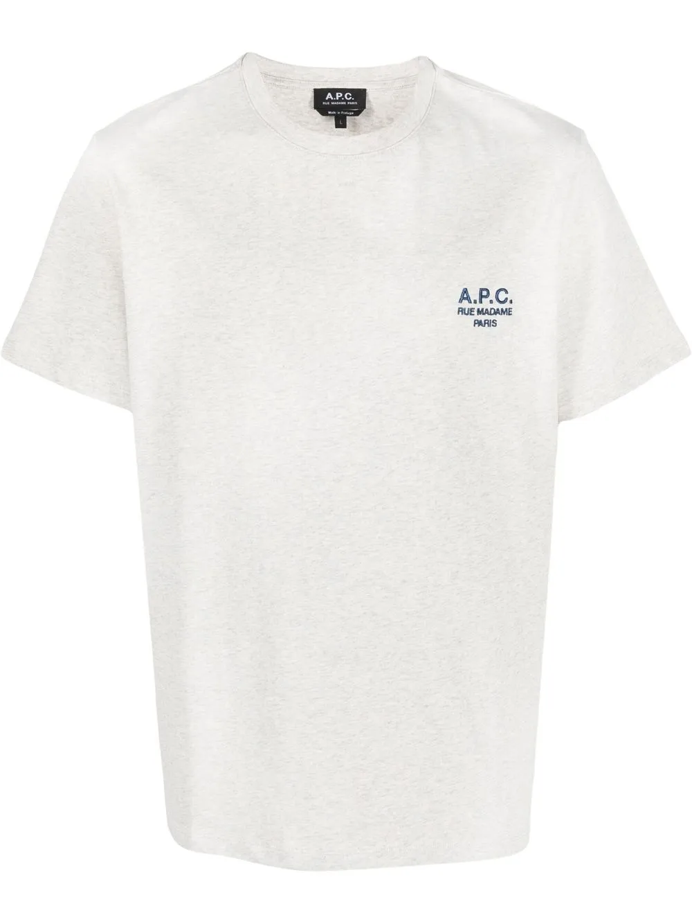 Image 1 of A.P.C. t-shirt en coton à logo brodé