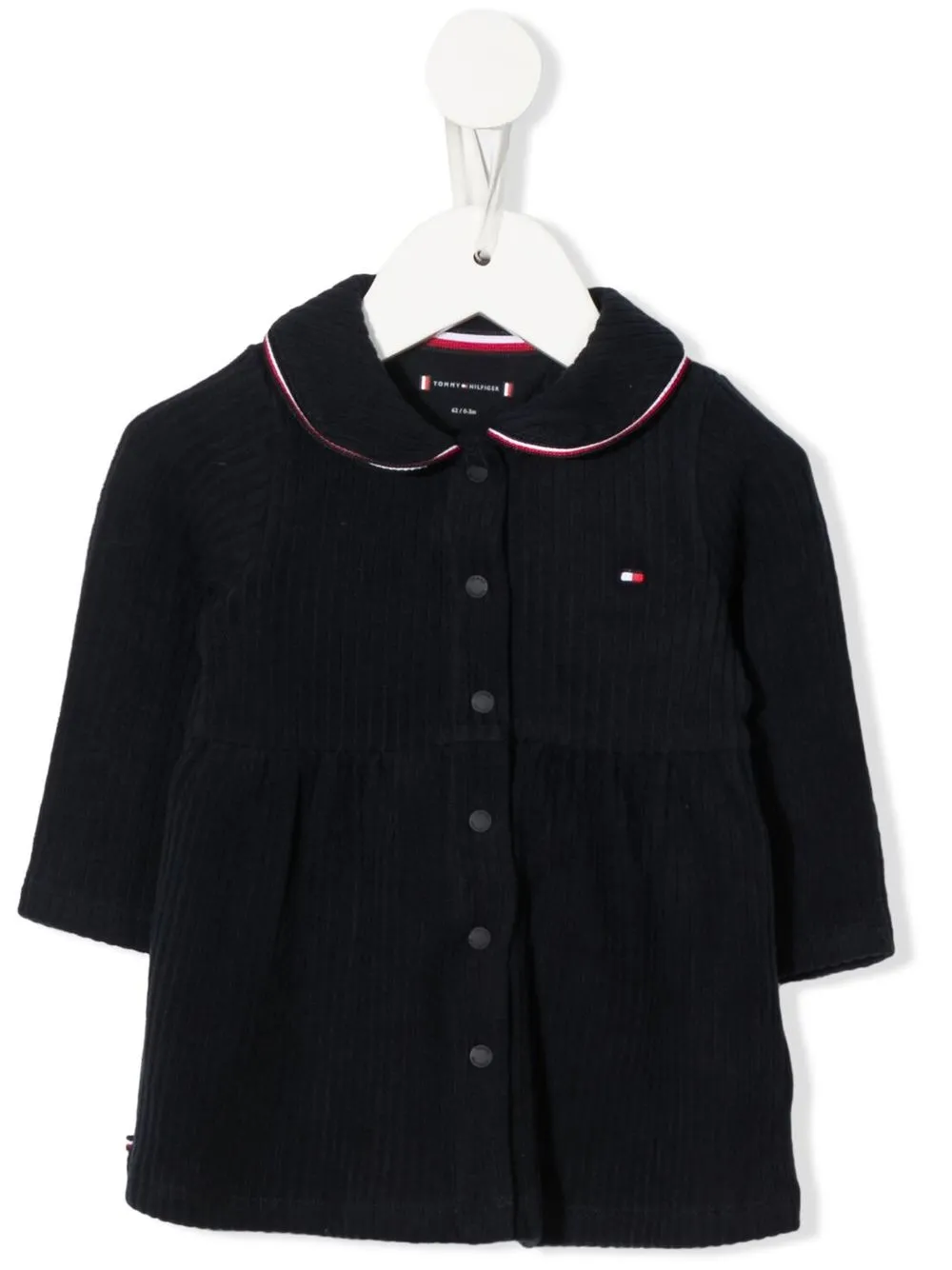 

Tommy Hilfiger Junior chamarra de mezclilla con logo bordado - Azul