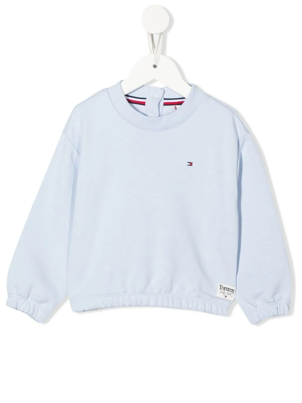 

Tommy Hilfiger Junior sudadera con logo bordado - Azul