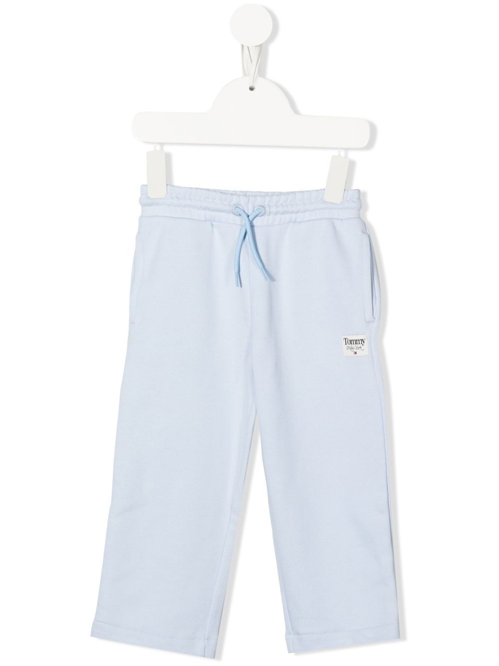 

Tommy Hilfiger Junior pantalones con parche del logo - Azul