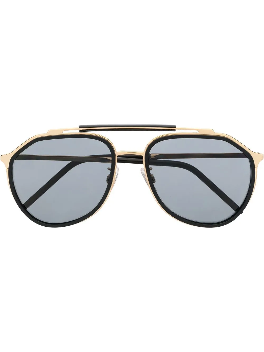 

Dolce & Gabbana Eyewear lentes de sol con armazón aviador - Negro