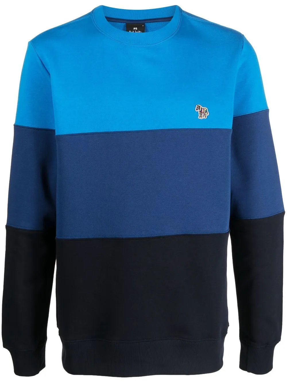 

PS Paul Smith sudadera con diseño color block - Azul