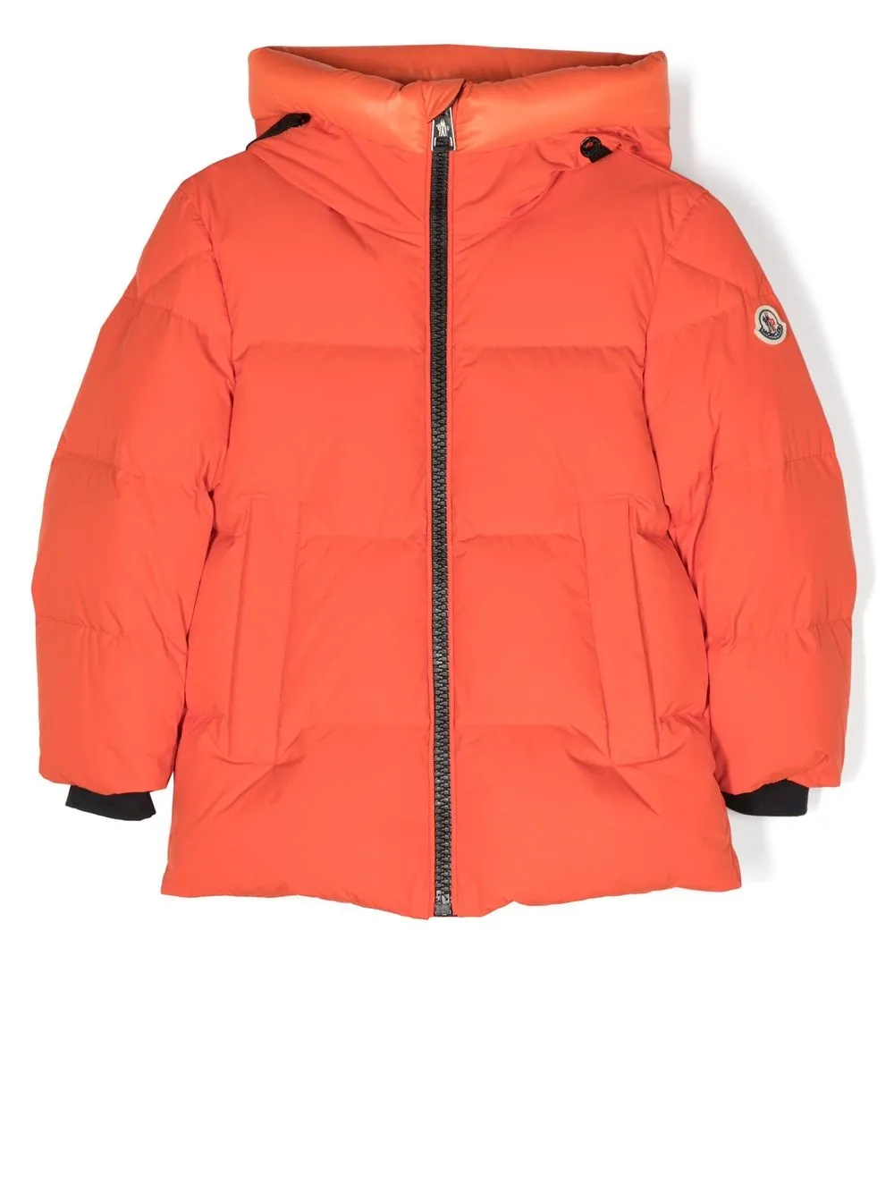 

Moncler Enfant down-feather filled padded coat - Orange