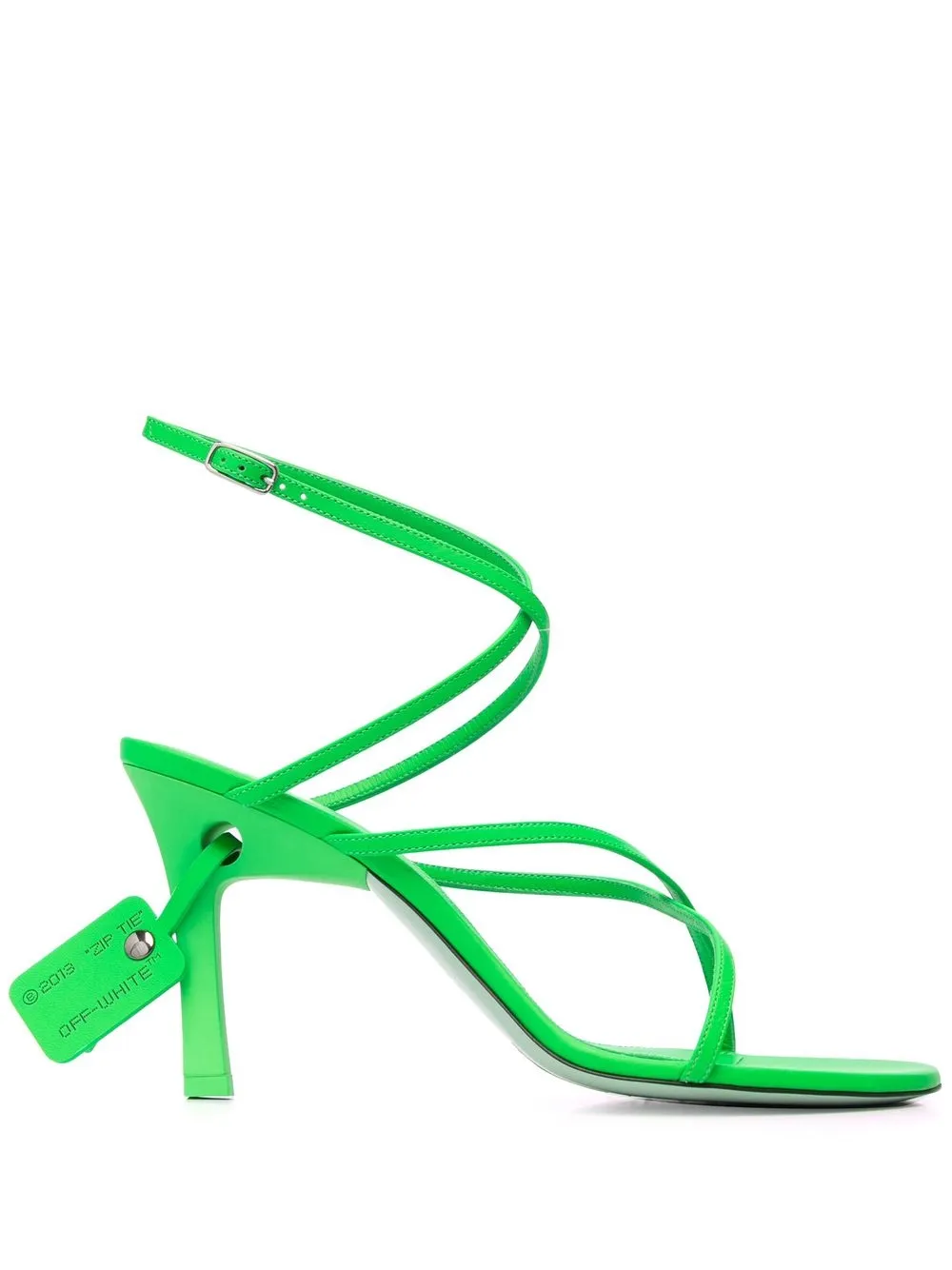 

Off-White sandalias High Allen con tacón de 100mm - Verde