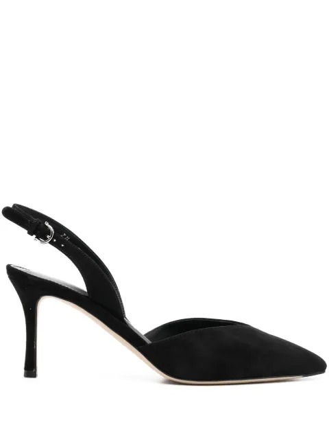 Ferragamo zapatillas con tacón de 80mm