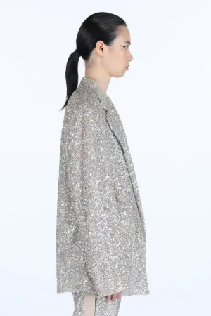Oversized Sequin Blazer