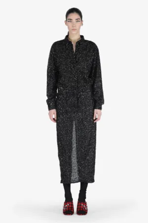 Sequin Shirt Dress