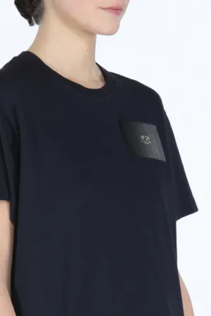 Logo-Patch Cotton T-Shirt