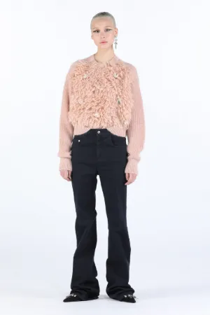 Crystal-Embellished Sweater