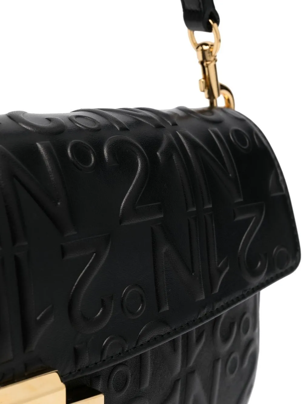 Farfetch Uomo Accessori Borse Marsupi Borsa a spalla goffrata Nero 