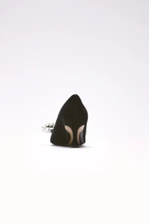 Crystal-Embellished Pumps