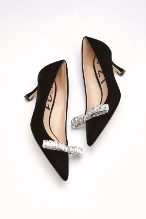 Crystal-Embellished Pumps