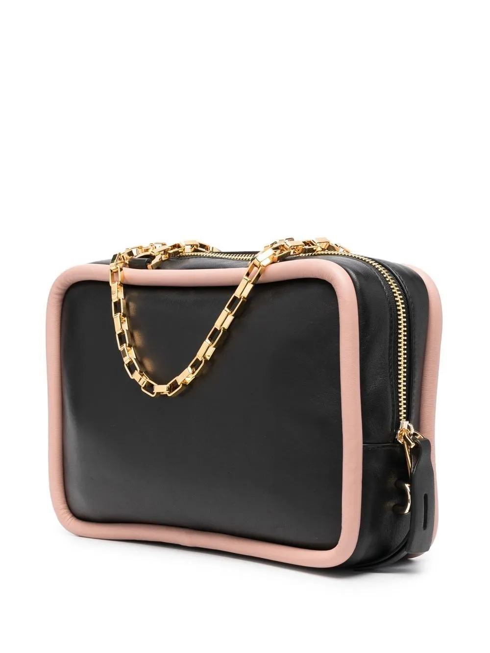 N°21 Logo Chainlink Shoulder Bag In Black ModeSens