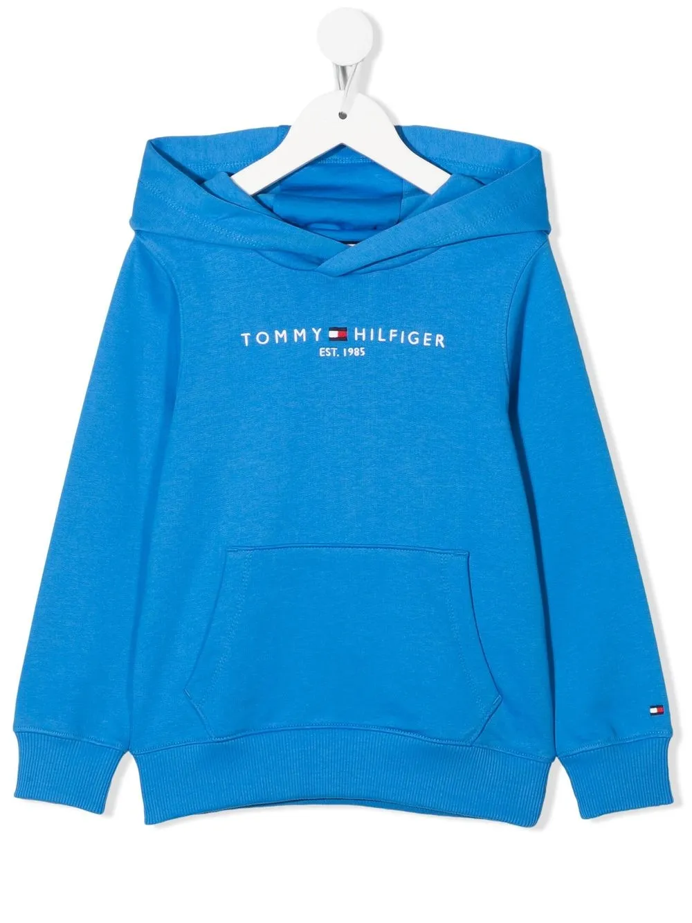 

Tommy Hilfiger Junior logo-print detail hoodie - Blue