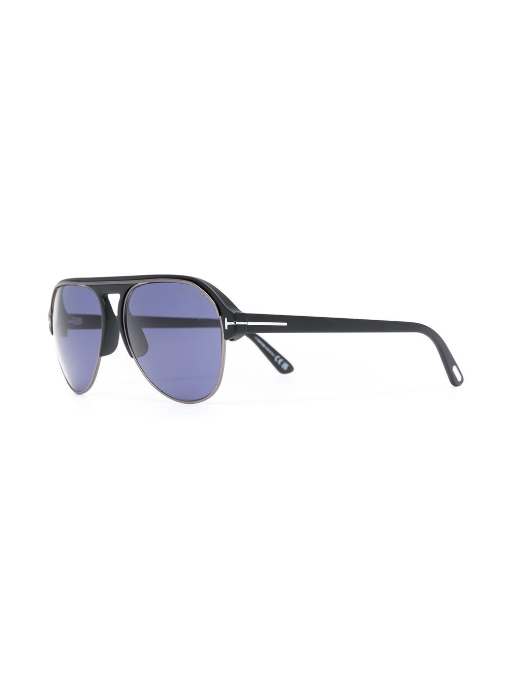 TOM FORD Eyewear Zonnebril met piloten montuur - Zwart