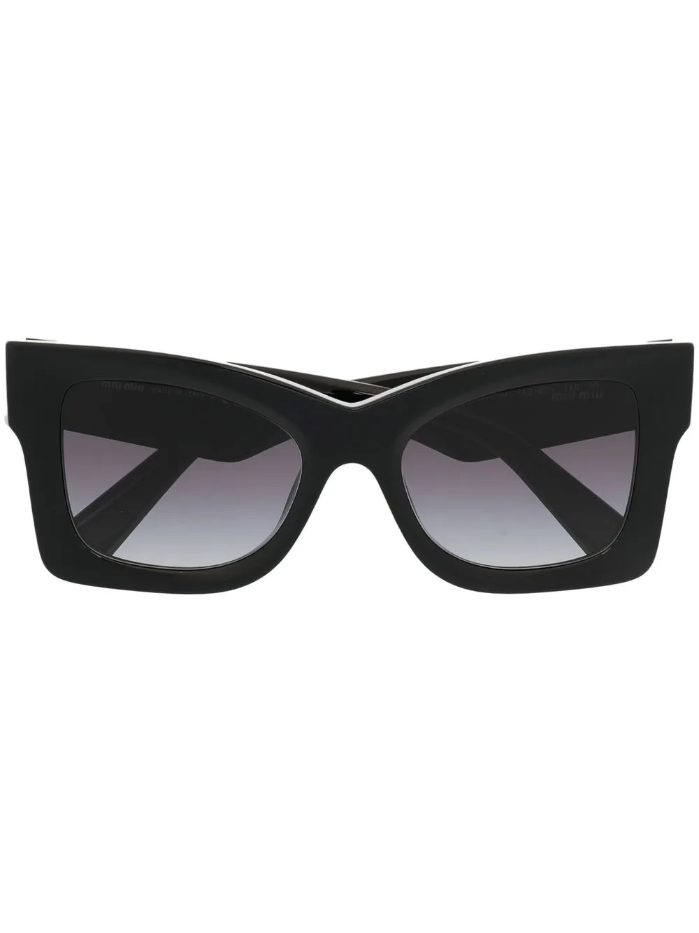 

Miu Miu Eyewear lentes de sol con armazón cuadrada - Negro