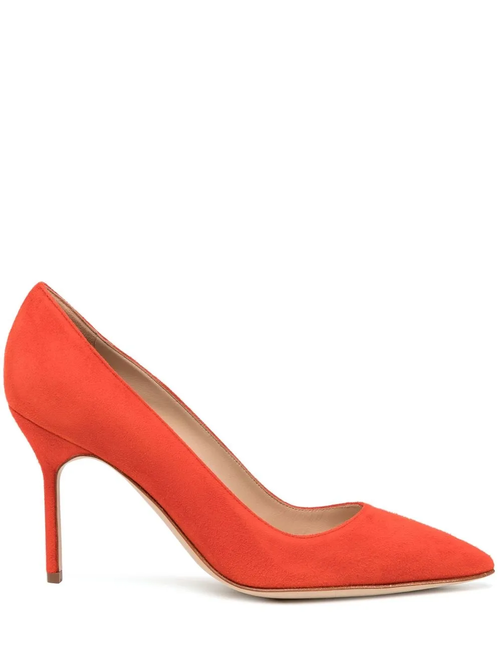 

Manolo Blahnik zapatillas con tacón de 85mm - Naranja