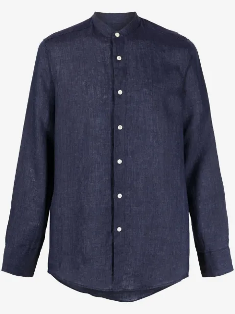 Frescobol Carioca chemise boutonnée à design sans col