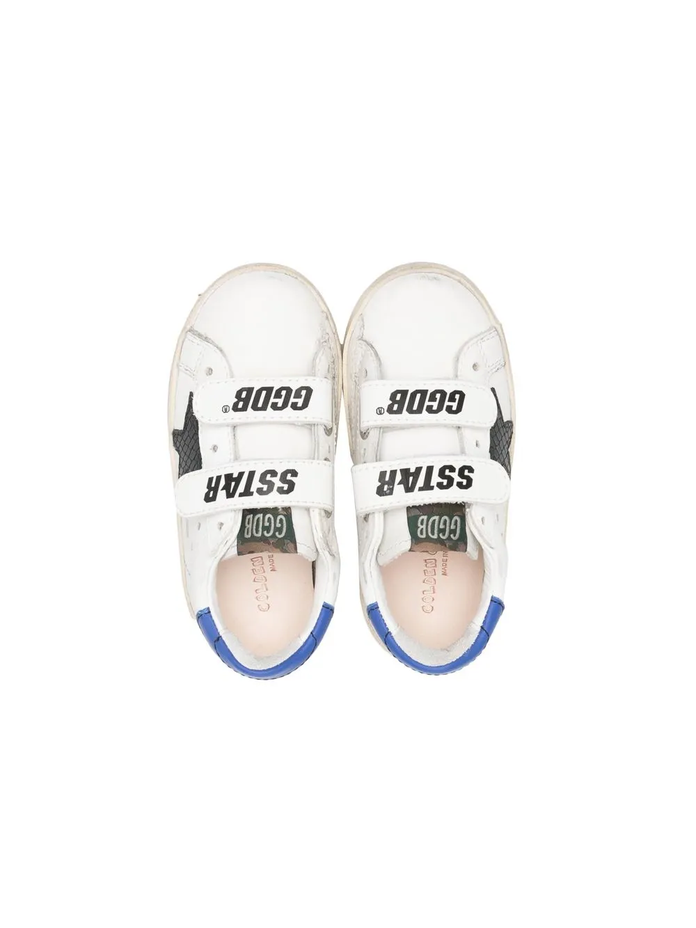  Golden Goose Kids Sneakers Mit Logo Print   Weiß 