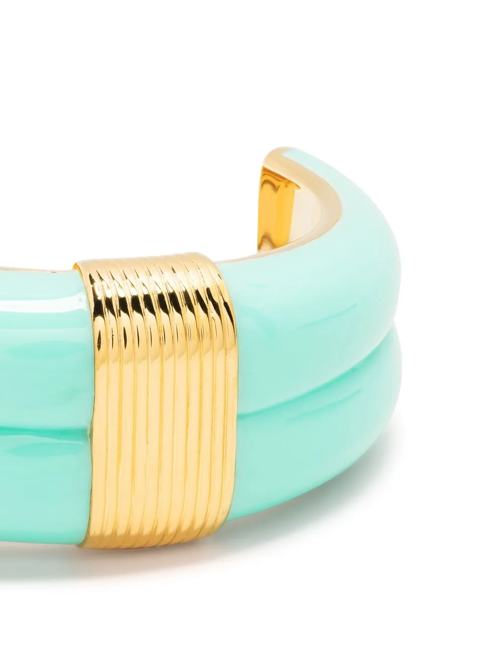  Aurelie Bidermann Double Katt Armspange   Gold 