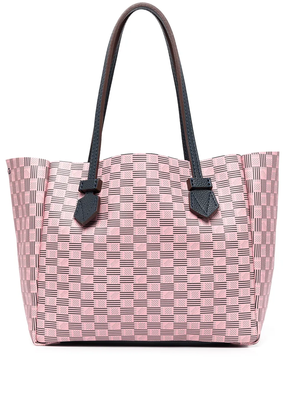 

Moreau Vincennes logo-print tote - Pink