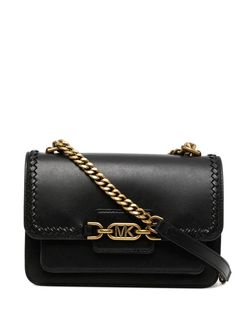 

Michael Michael Kors bolsa de hombro con ribete de cadena - Negro