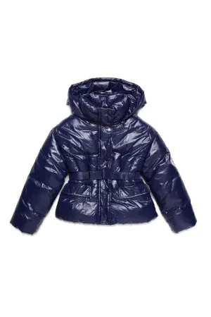 Logo-Appliqué Padded Coat