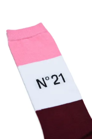 Logo-Intarsia Socks