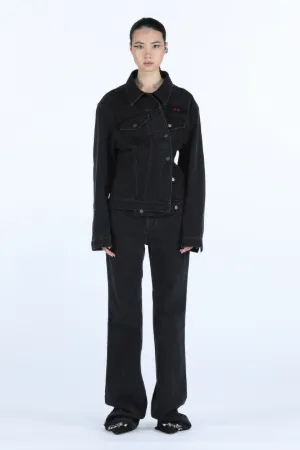 Asymmetric Denim Jacket