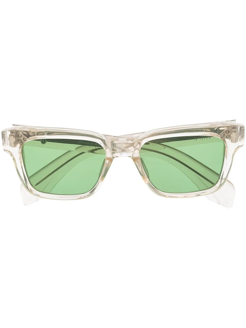 

Jacques Marie Mage lentes de sol con diseño transparente - Blanco