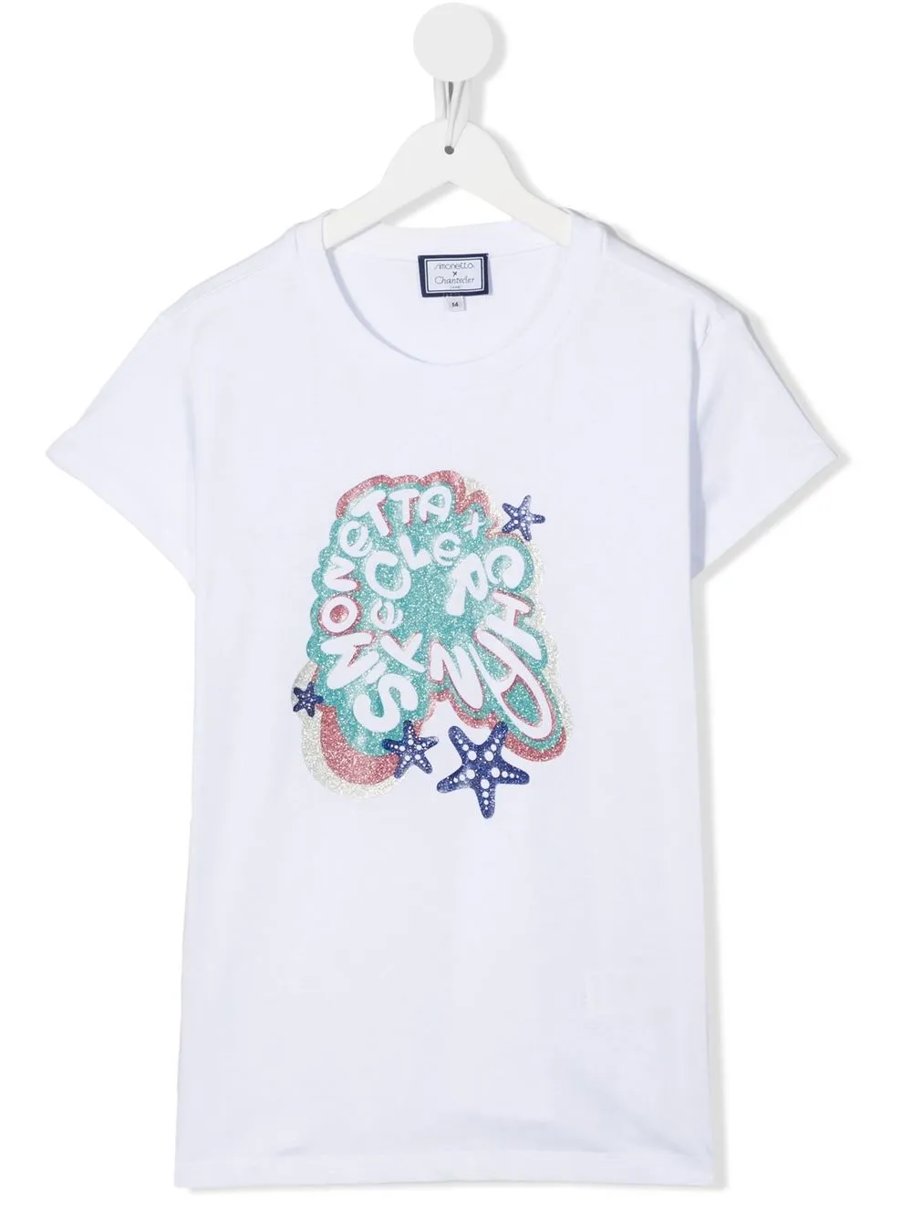 

Simonetta TEEN logo-print cotton T-Shirt - White