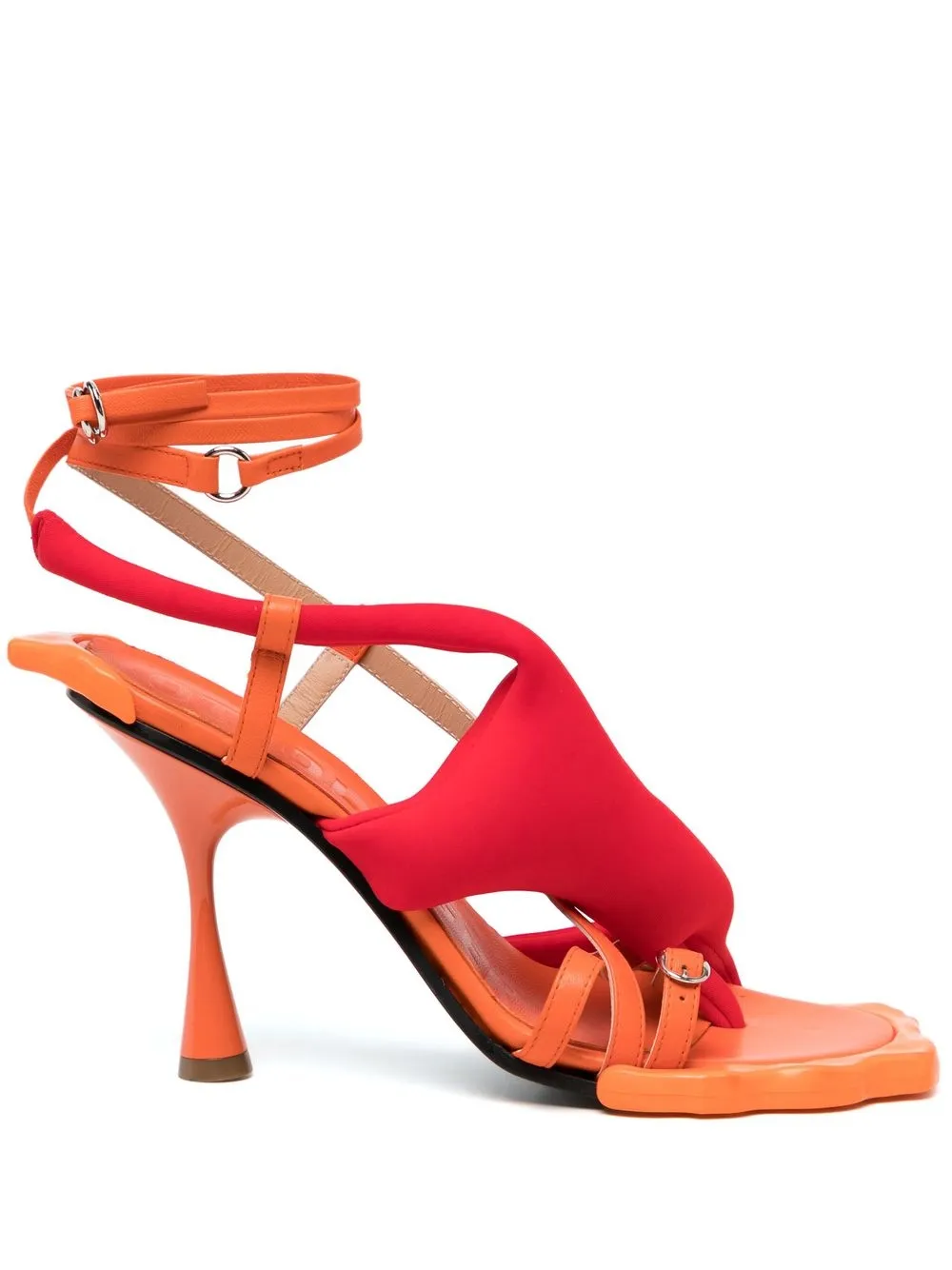 

Ottolinger sandalias con estilo grueso - Naranja