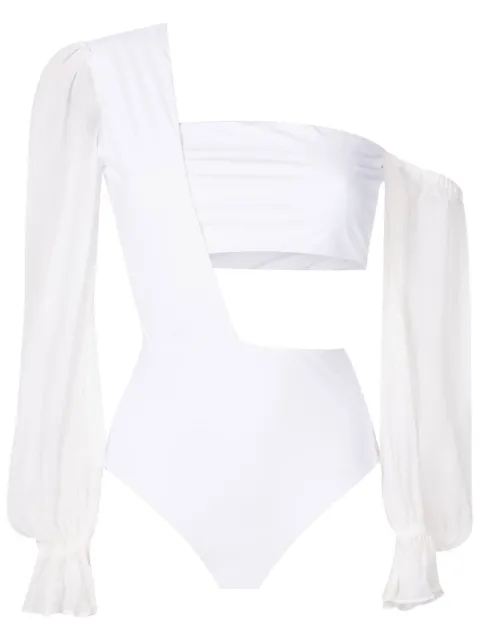 Amir Slama one-shoulder bodysuit