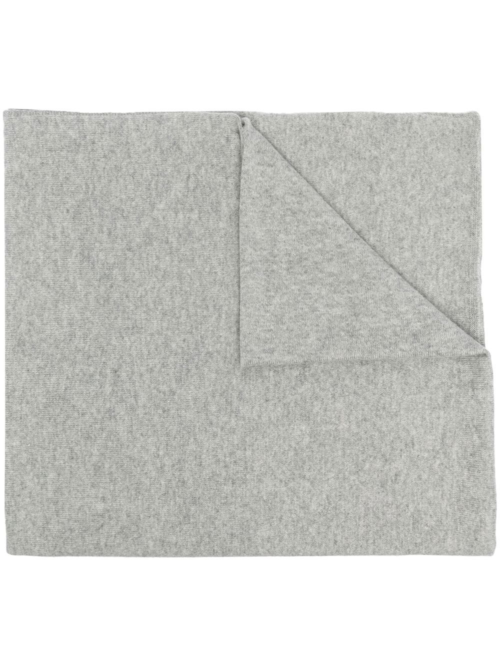 

Fabiana Filippi fine knit cashmere scarf - Grey